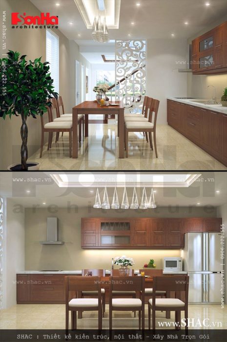 Thiết kế phòng ăn đơn giản