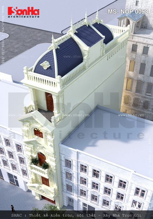 Nhà ống Pháp 5 tầng