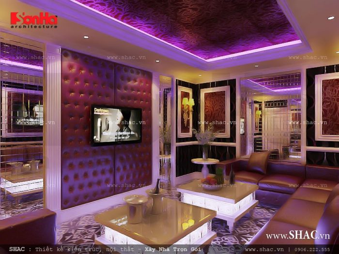 Thiết kế khách sạn mini 5 tầng - KS 0004 7 Thiết kế phòng karaoke