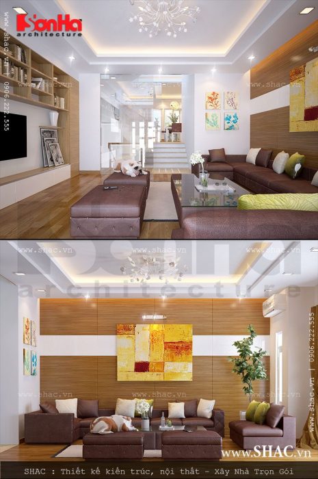 Thiết kế phòng khách hiện đại