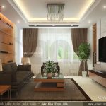 Nội thất phòng khách nhà ống