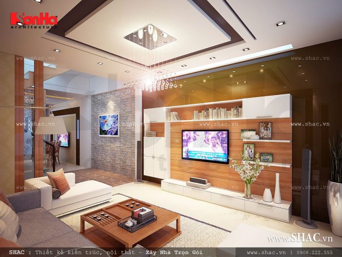 Phòng khách hiện đại đẹp