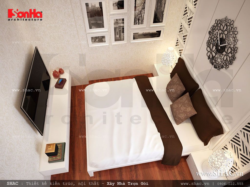 Thiết kế phòng ngủ hiện đại Phòng ngủ hiện đại