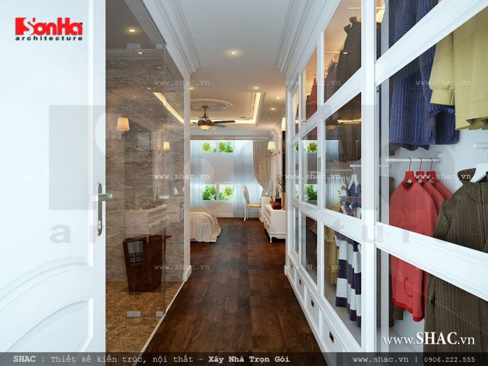 Phòng thay đồ trong phòng ngủ