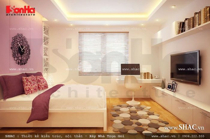 Thiết kế phòng ngủ cho con gái