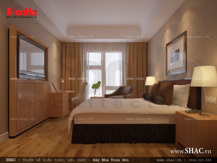 Nội thất phòng ngủ khách sạn