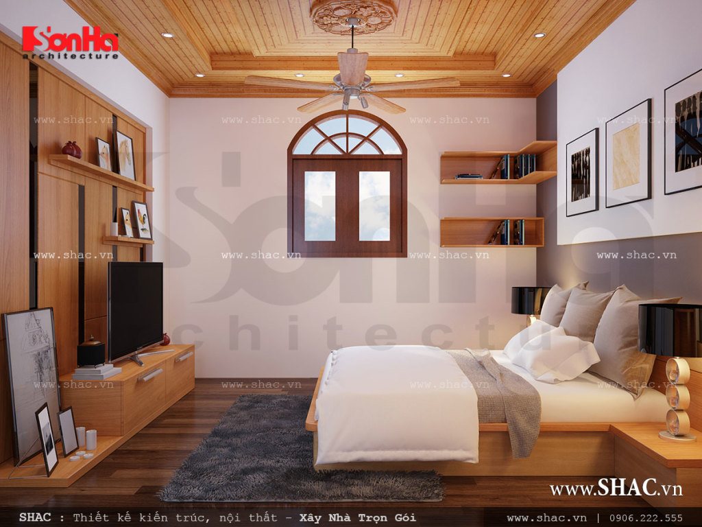 Phòng ngủ nội thất gỗ