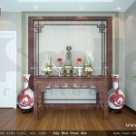 Thiết kế nội thất phòng thờ