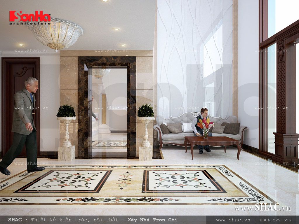 Thiết kế quầy lễ tân khách sạn