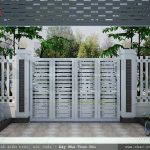 Sân cổng nhà ống