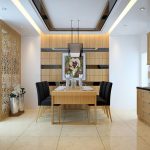 Bếp ăn đơn giản và ấm cúng