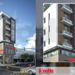 Khách sạn 8 tầng phong cách hiện đại