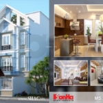 Thiết kế nhà ống tân cổ điển hiện đại 4 tầng