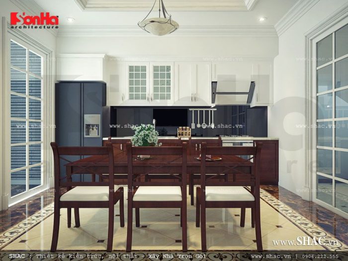 Phòng ăn nhà ống