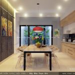 thiết kế phòng ăn