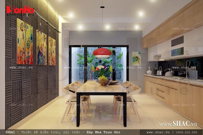 thiết kế phòng ăn
