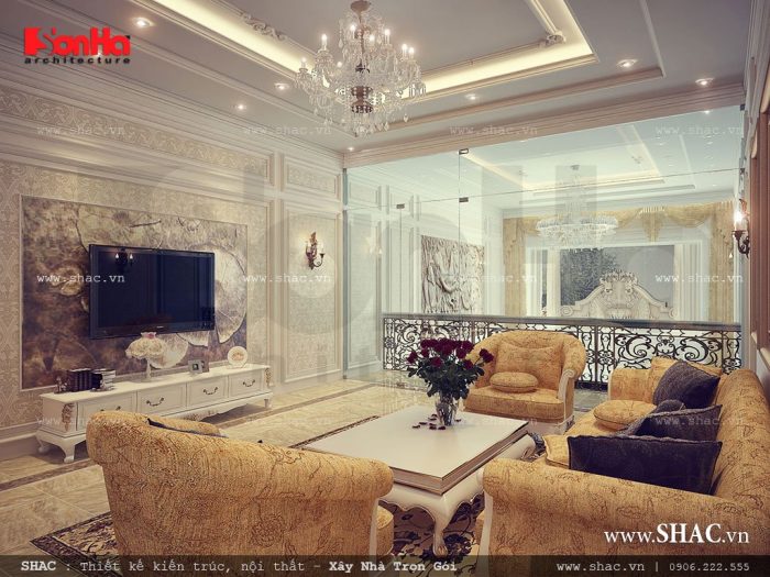 Phòng khách tầng lửng