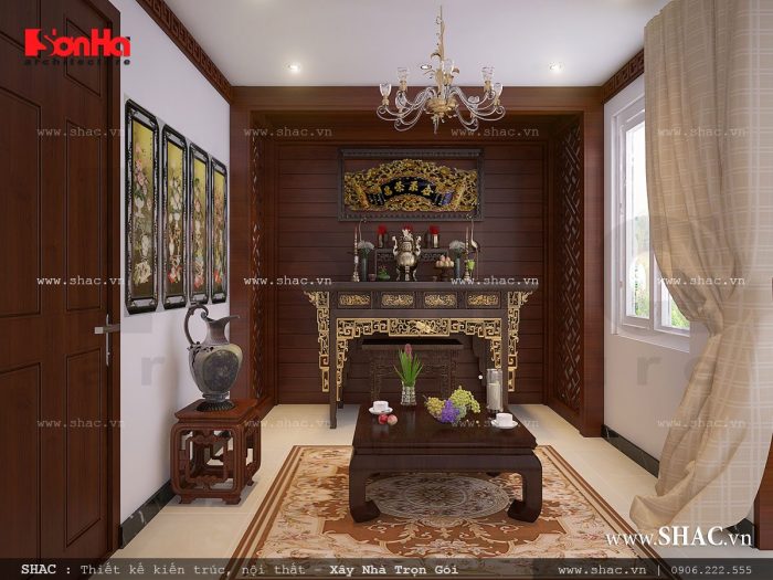 Thiết kế phòng thờ đẹp