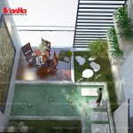 Mẫu tiểu cảnh cho sân thượng