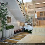 Tiểu cảnh đẹp cho nhà ống