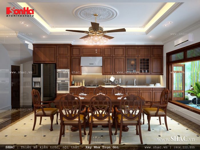 Nội thất gỗ cho phòng ăn