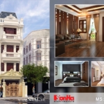 Xây nhà ống kiểu Pháp 4 tầng trọn gói