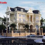 Biệt thự Pháp 3,5 tầng