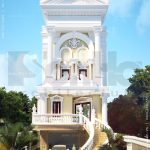 Biệt thự 4 tầng kiểu Pháp