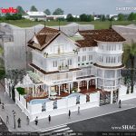 Biệt thự 4 tầng mái ngói