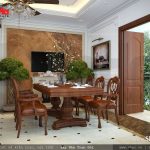 Bàn ăn bằng gỗ đẹp