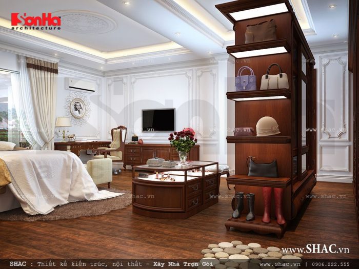 Không gian phòng ngủ sang trọng