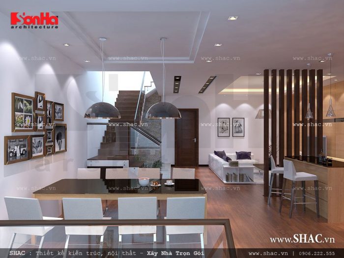 Mặt bằng tầng 2 nhà ống Pháp