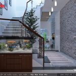 Thiết kế cầu thang kính