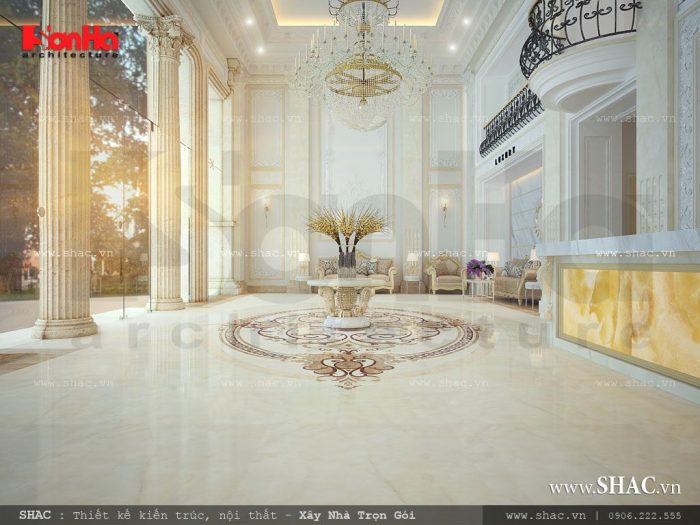 Không gian đại sảnh khách sạn