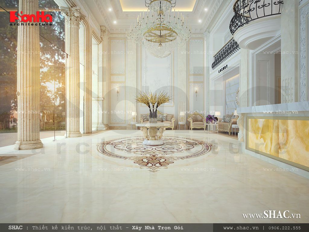 Không gian đại sảnh khách sạn