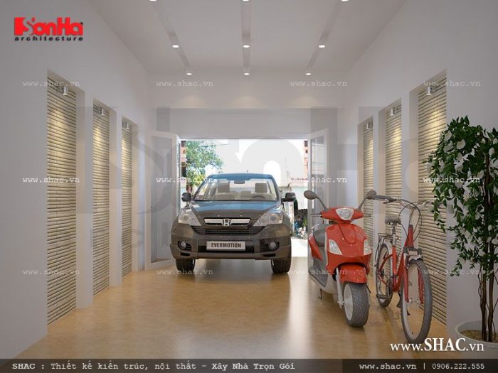 Thiết kế gara để xe