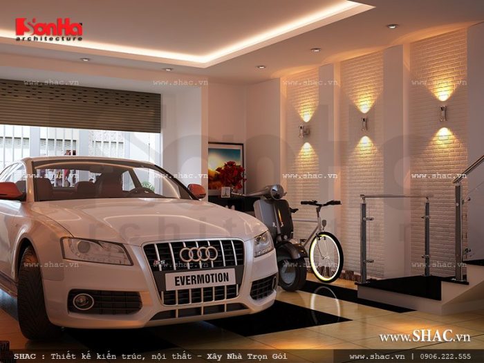 Gara ô tô nhà phố