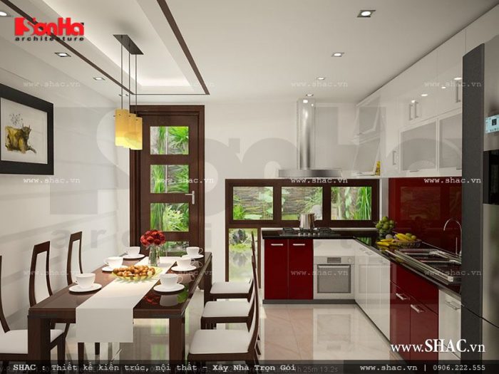 Bếp ăn ấm cúng