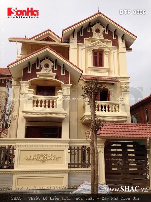 Biệt thự kiến trúc Pháp