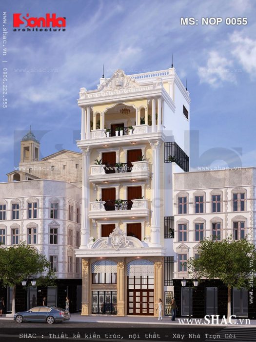 Nhà ống phong cách Pháp đẹp