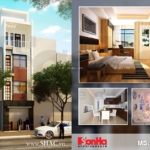 Nhà lô phố 4 tầng hiện đại