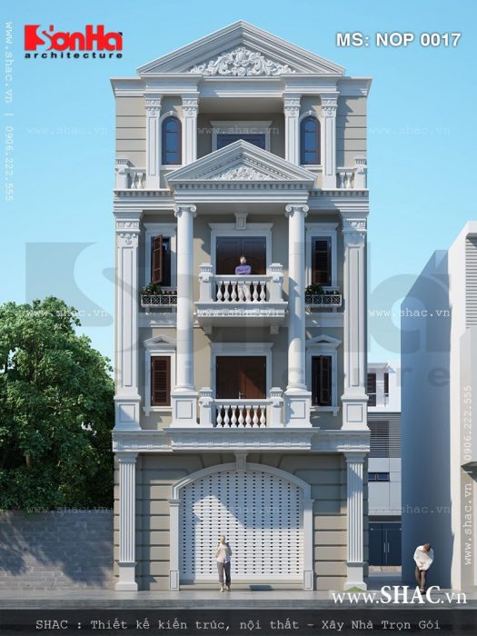 Nhà ống kiểu Pháp đẹp