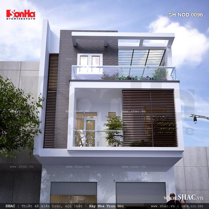 Thiết kế nhà phố 3 tầng