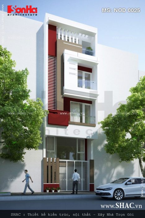 Thiết kế nhà phố 5 tầng hiện đại - NOD 0025 1