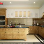Tủ bếp bằng gỗ đẹp