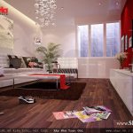 Phòng khách trẻ trung