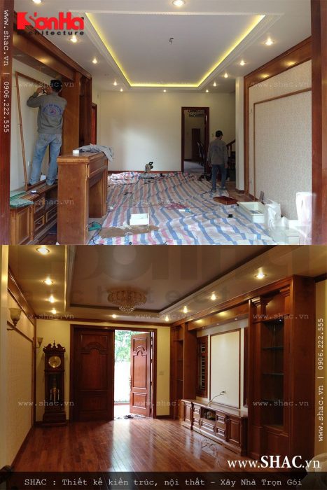 Xây biệt thự 3 tầng trọn gói tại Hải Phòng - BTP 0008 2