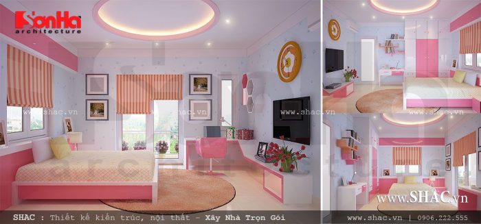 Phòng ngủ con gái đẹp
