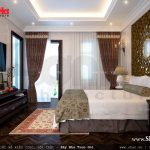 Mẫu phòng ngủ đẹp ga giường trắng