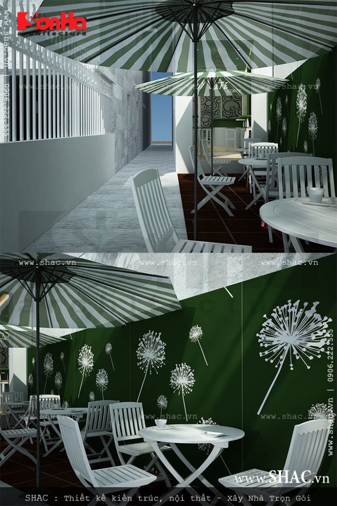 Thiết kế không gian cafe